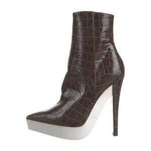 STELLA MCCARTNEY Crocodile Animal Print Sock Boots Size: IT 36 US 5.5 Brand New!